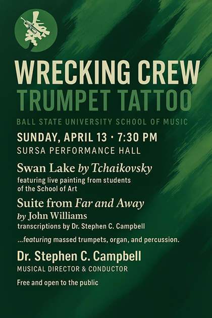 Wrecking Crew Poster for April 13 concert