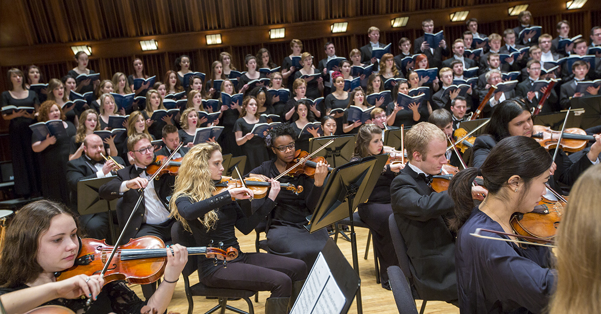 Symphony Orchestra and Combined Choirs May 1, 2022 Ball State