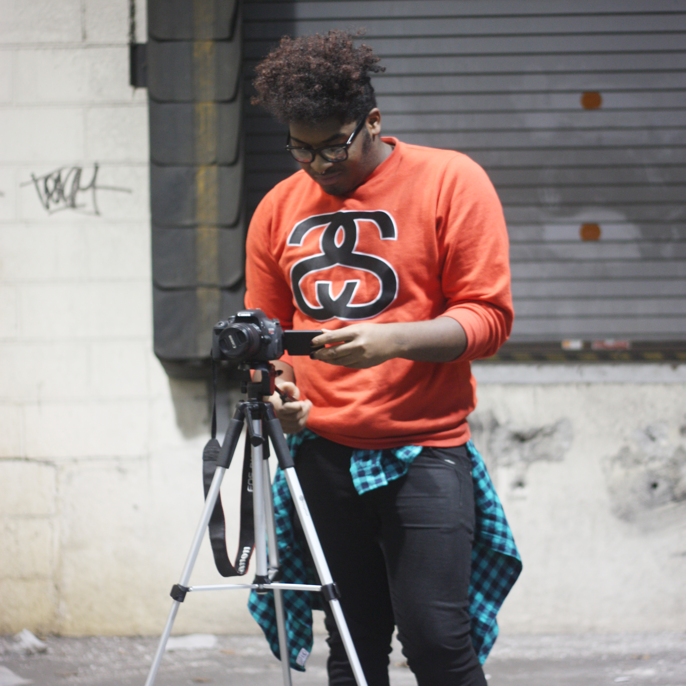 Ball State student Fred Robinson is an intern for a multimedia studio in New York City as part of the New York Arts Program