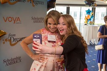 Sarah Ashcraft and Katie Couric