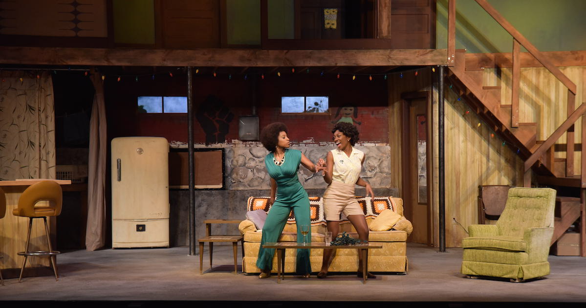 Actresses on set for Detroit '67