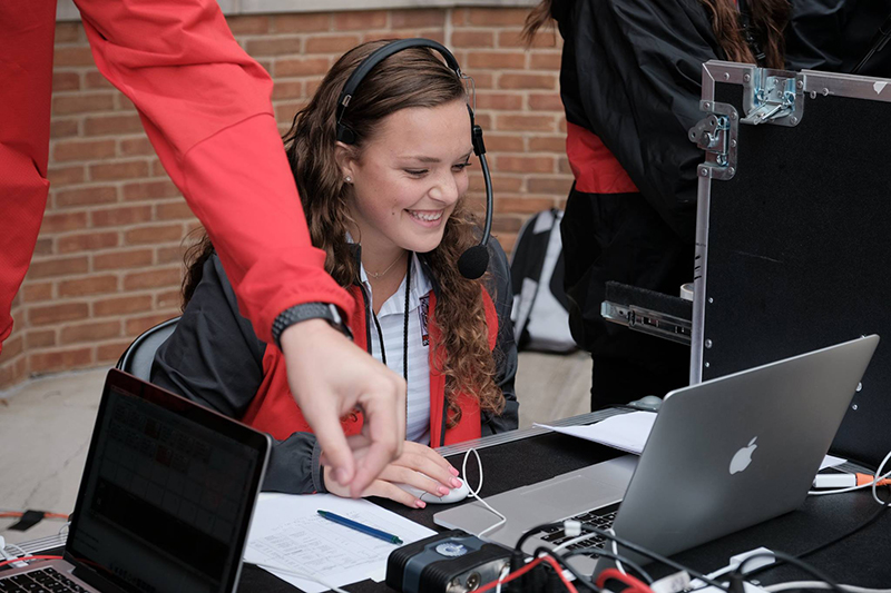 Seena Greiwe, telecommunications major