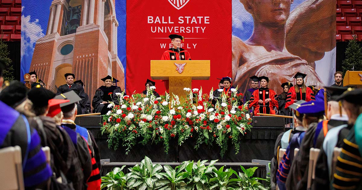 Ball State University Honors 2022 Fall Graduates; bestows J. Richard