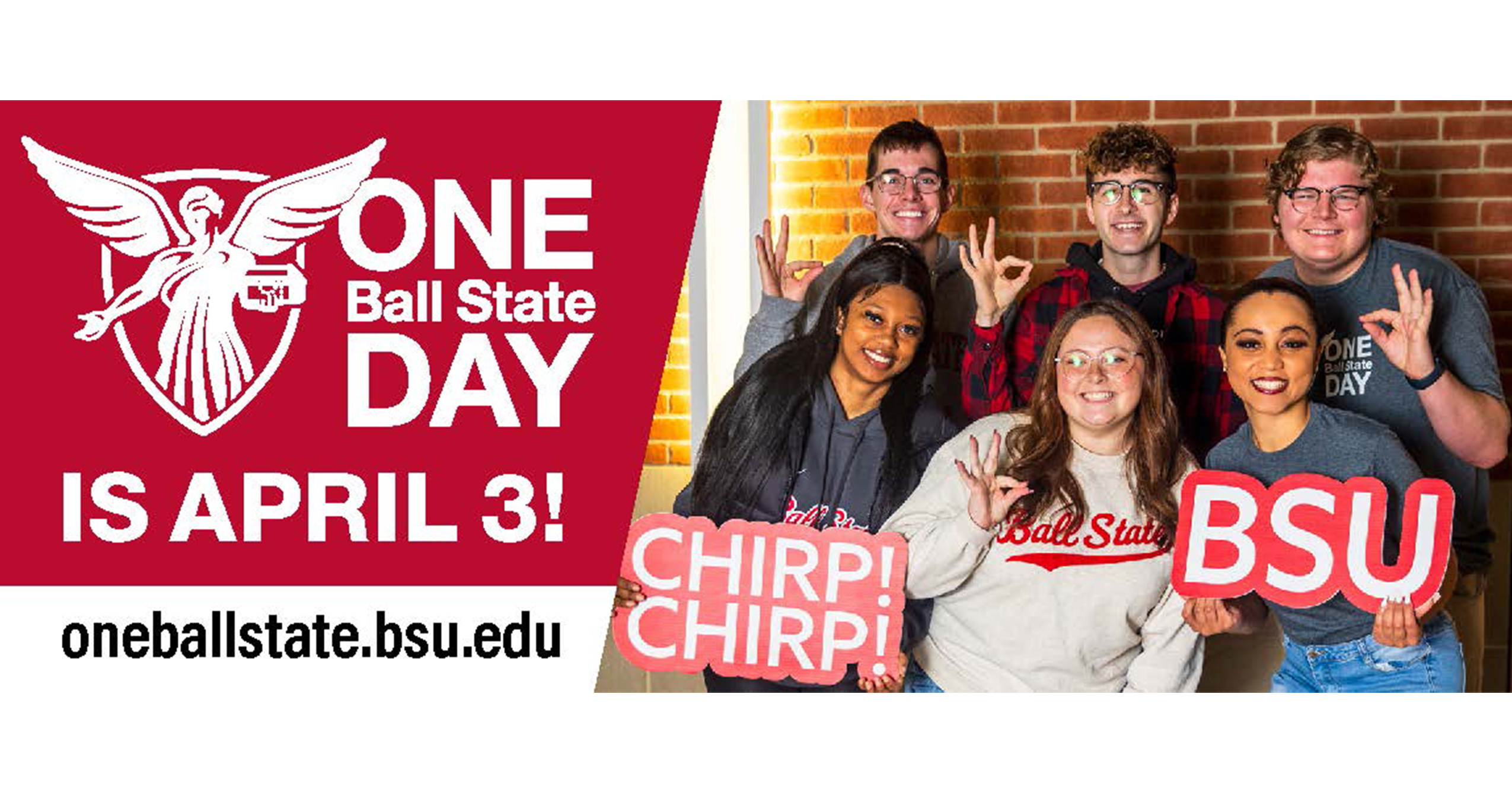 One Ball State Day 2024 billboard
