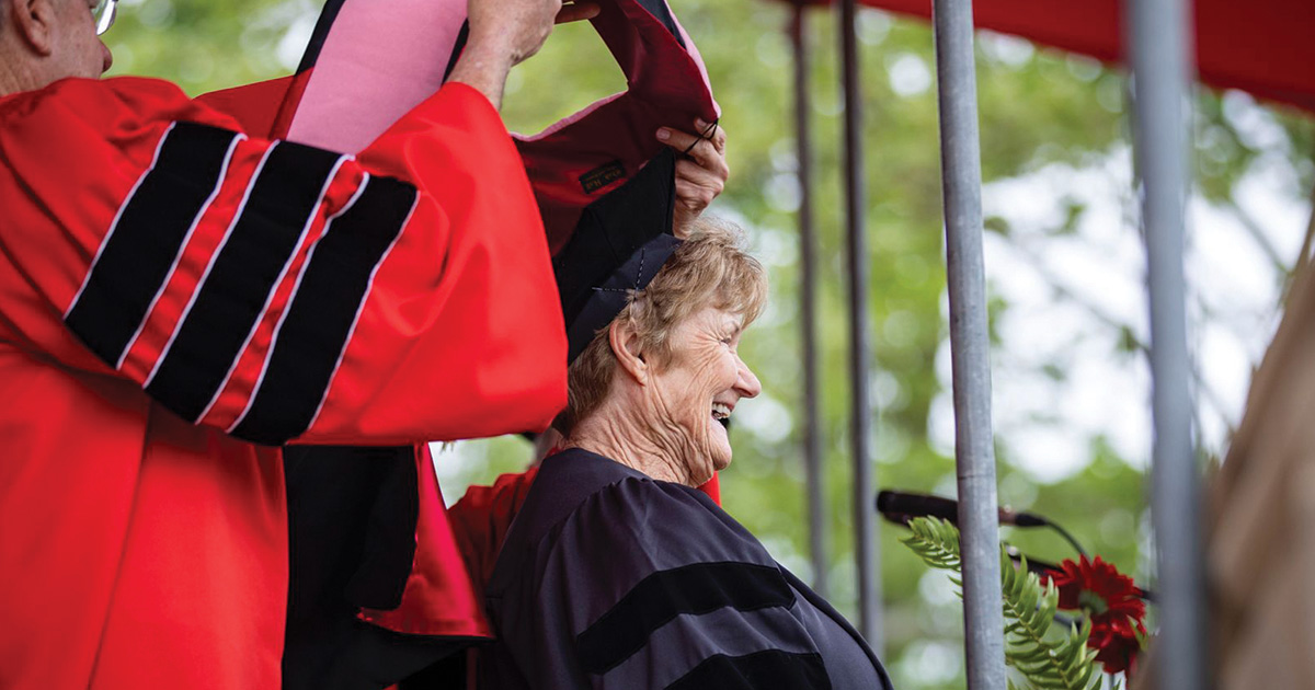 June Scheumann Hooding